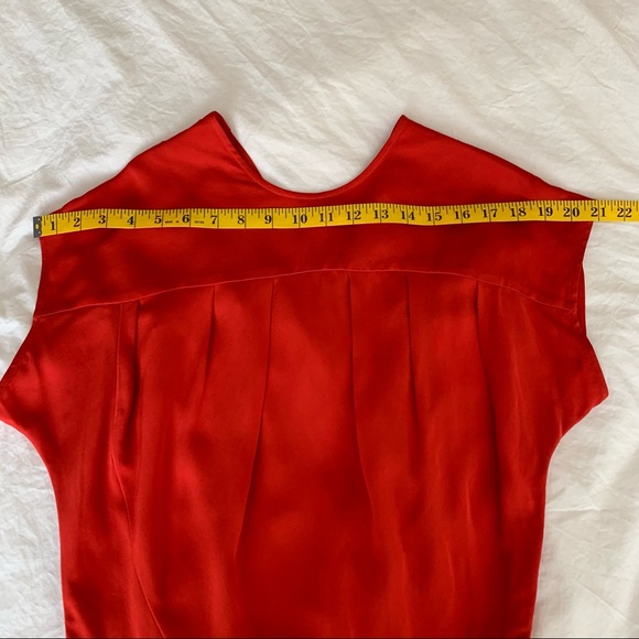 Reiss Tara Crossover Back Mini Dress in Red - Picture 7 of 16